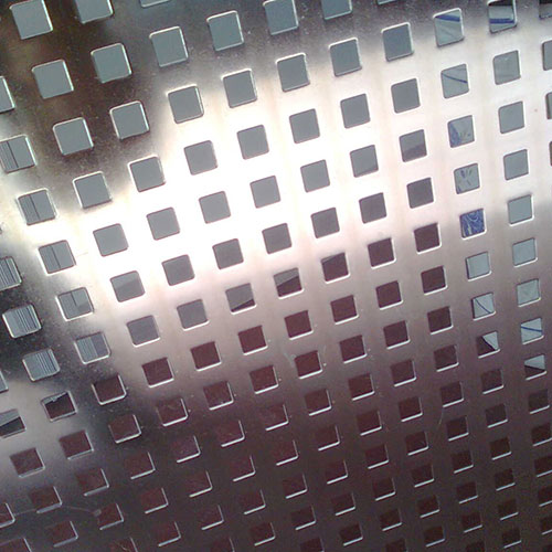 Square Hole Perforated Metal Sheet